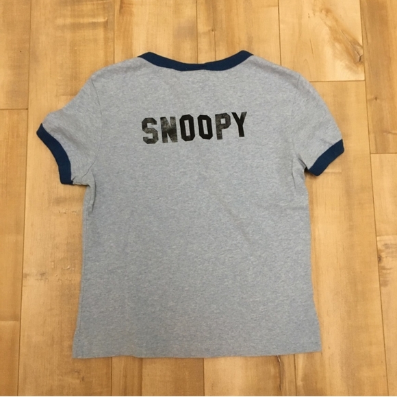 (2/$20) EUC 90s Peanuts Schulz by doe Snoopy Top - Picture 2 of 4